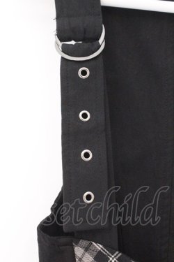 画像3: Qutie Frash / タータンチェックコルセットベスト  ブラック O-26-02-14-035-QU-JA-OW-OS