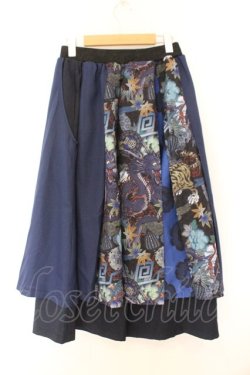 画像3: Qutie Frash / 8部丈ハカマパンツ  ブルー O-26-02-14-039-QU-PA-OW-OS