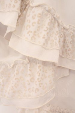 画像2: Qutie Frash / 3段フリルロングスカート  ホワイト O-26-02-14-040-QU-SK-OW-OS