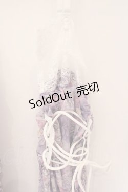 画像2: Qutie Frash / レッグパンツ  ホワイト×パープル O-26-02-14-041-QU-PA-OW-OS