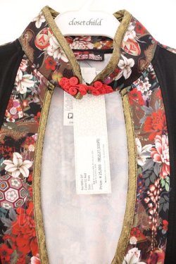 画像2: Qutie Frash / 胸開きチャイナチュニック  レッド O-26-02-14-044-QU-OP-OW-OS