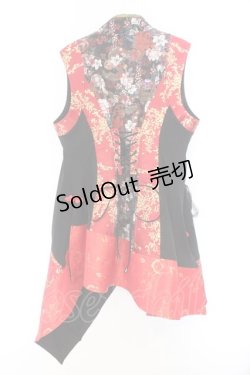 画像4: Qutie Frash / 胸開きチャイナチュニック  レッド O-26-02-14-044-QU-OP-OW-OS