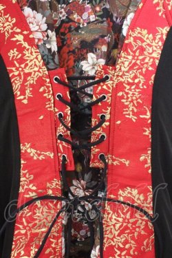 画像5: Qutie Frash / 胸開きチャイナチュニック  レッド O-26-02-14-044-QU-OP-OW-OS