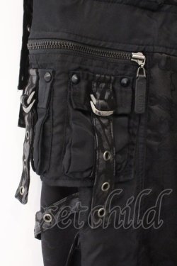 画像3: Qutie Frash / ミリタリーロングベスト  ブラック O-26-02-14-045-QU-TO-OW-OS