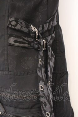 画像4: Qutie Frash / ミリタリーロングベスト  ブラック O-26-02-14-045-QU-TO-OW-OS