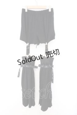 画像5: Qutie Frash / 2025プレミアムセット【黒豹】レッグパンツ  ブラック O-26-02-14-047-QU-PA-OW-OS