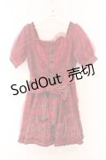 LIZ LISA / ハートチェックワンピース 0 アカ O-26-02-14-049-LO-OP-OW-OS