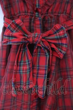 画像3: LIZ LISA / ハートチェックワンピース 0 アカ O-26-02-14-049-LO-OP-OW-OS