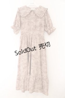 画像1: m petit by misako / トワルドジュイセーラーワンピース S ピンク O-26-02-14-053-LO-OP-OW-ZT0225L