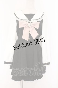 画像1: LIZ LISA / セーラーカラーセットアップ 0 クロ O-26-02-14-056-LO-OP-OW-OS