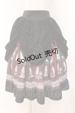 画像1: NIBBLE POISON / ダークナイトサーカススカート M ワイン O-26-02-14-059-0-JA-OW-OS