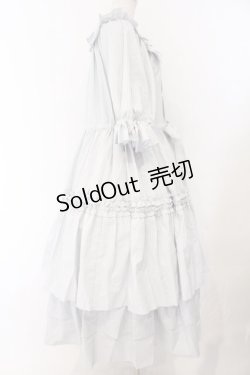 画像3: Physical Drop / 前釦ティアードワンピース  グレーストライプ O-26-02-14-060-LO-OP-OW-OS