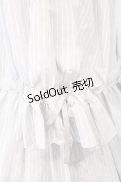 画像4: Physical Drop / 前釦ティアードワンピース  グレーストライプ O-26-02-14-060-LO-OP-OW-OS