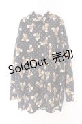 Ank Rouge / ハートドットBearBigシャツ M クロ O-26-02-14-061-CA-BL-OW-OS