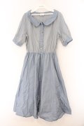 LEBECCA boutique / 揺れる飛行機とワンピース F ブルー O-26-02-14-064-EL-OP-OW-OS
