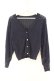 画像1: axes femme / 透かし編みニットカーディガン M ネイビー O-26-02-14-065-AX-TO-OW-OS (1)