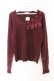 画像1: axes femme / アシメリボンデザインプルオーバー M ワイン O-26-02-14-066-AX-TO-OW-OS (1)