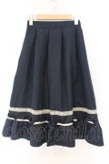 axes femme / ライン使いスカート M ネイビー O-26-02-14-067-AX-OP-OW-OS