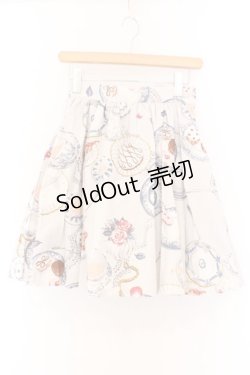 画像1: MILK / Tea Partyスカート  ブルーグレーベース O-26-02-14-069-ML-SK-OW-OS