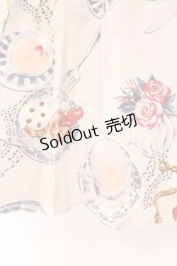 画像3: MILK / Tea Partyスカート  ブルーグレーベース O-26-02-14-069-ML-SK-OW-OS