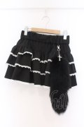 DimMoire / チャーム付きフリルミニスカート L ブラック O-26-02-14-006-0-SK-OW-OS