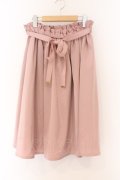 F&A / サテンギャザースカート F ピンク O-26-02-14-071-LO-SK-OW-OS