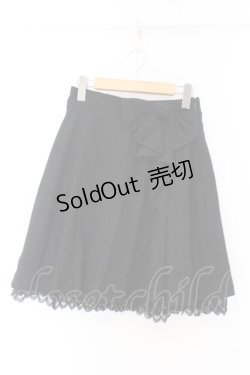 画像1: axes femme / ウエストリボンスカート M クロ O-26-02-14-072-AX-SK-OW-OS