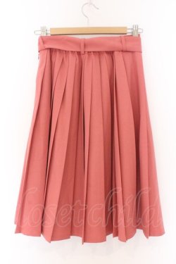 画像2: Fi.n.t / 太ベルト付きプリーツスカート F ピンク O-26-02-14-073-CA-SK-OW-OS