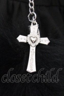 画像2: DimMoire / チャーム付きフリルミニスカート L ブラック O-26-02-14-006-0-SK-OW-OS