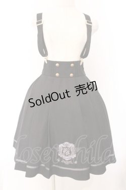 画像1: Amavel / Sergeant Emblemサイドプリーツスカート F クロ O-26-02-14-075-CA-SK-OW-OS