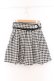 画像1: Ank Rouge / 千鳥柄ミニスカート M クロ O-26-02-14-076-CA-SK-OW-OS (1)
