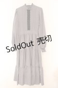 m petit by misako / AM＊レースティアードワンピース S グレー O-26-02-14-079-LO-OP-OW-OS