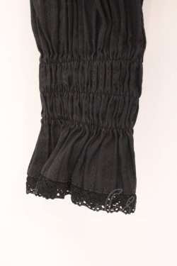 画像3: ALICE and the PIRATES / ダイナドロップブラウス  クロ O-26-02-14-007-PA-BL-OW-OS