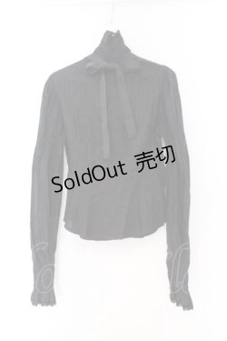 画像4: ALICE and the PIRATES / ダイナドロップブラウス  クロ O-26-02-14-007-PA-BL-OW-OS