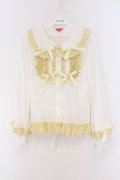 BABY,THE STARS SHINE BRIGHT / Mignonette Fleurie ブラウス  ホワイトｘイエロー O-26-02-14-008-BA-BL-YM-OS