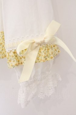 画像4: BABY,THE STARS SHINE BRIGHT / Mignonette Fleurie ブラウス  ホワイトｘイエロー O-26-02-14-008-BA-BL-YM-OS