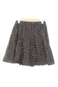 Jane Marple / ドットフレアスカート M クロ O-26-02-14-012-JM-SK-OW-OS