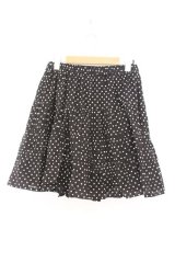Jane Marple / ドットフレアスカート M クロ O-26-02-14-012-JM-SK-OW-OS