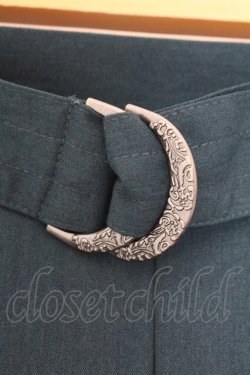 画像2: axes femme / ベルト付カットアウトパンツ F グリーン O-26-02-14-015-AX-PA-OW-OS