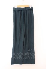 画像3: axes femme / ベルト付カットアウトパンツ F グリーン O-26-02-14-015-AX-PA-OW-ZT320 (3)