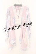 Qutie Frash / サイドロング着物カーデ  パステル O-26-02-14-020-QU-TO-OW-OS