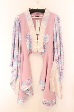 画像1: Qutie Frash / サイドロング着物カーデ  パステル O-26-02-14-020-QU-TO-OW-OS