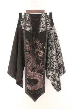 画像1: Qutie Frash / ラップリボンコルセット  ブラック O-26-02-14-022-QU-SK-OW-OS