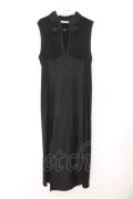 Qutie Frash / チャイナロングワンピ  ブラック O-26-02-14-023-QU-OP-OW-OS