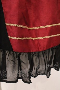 画像3: ALICE and the PIRATES / センターピンタックジャンパースカート  ワイン O-26-02-14-002-PA-OP-OW-OS