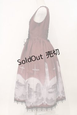 画像4: Forest Song / コルセット風ジャンパースカート  ワイン O-26-02-16-028-LO-OP-IG-OS