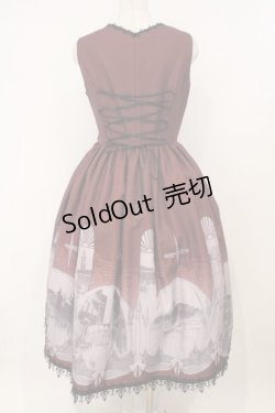 画像6: Forest Song / コルセット風ジャンパースカート  ワイン O-26-02-16-028-LO-OP-IG-OS