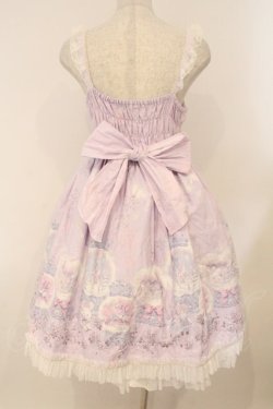 画像6: BABY,THE STARS SHINE BRIGHT / 雪の女王〜スノードームに秘めた「永遠」のカケラ〜柄ジャンパースカートI  ラベンダー O-26-02-16-030-BA-OP-OW-OS