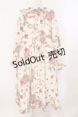 PINK HOUSE / スウィートメモリーズプリントミディワンピース  ミルク O-26-02-16-038-LO-OP-OW-OS