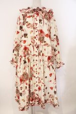 画像1: PINK HOUSE / スウィートメモリーズプリントミディワンピース  ミルク O-26-02-16-038-LO-OP-OW-OS (1)